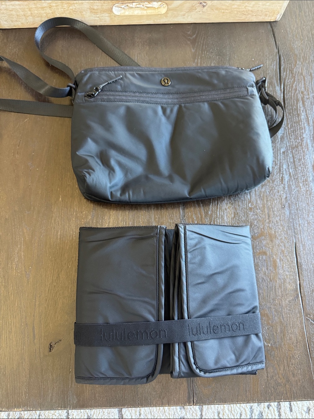 lululemon changing pad and bag